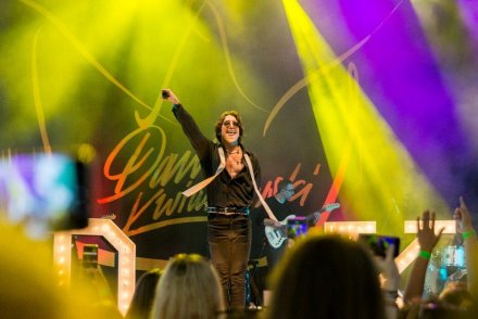 Koncert Dawida Kwiatkowskiego w wislańskim amfiteatrze